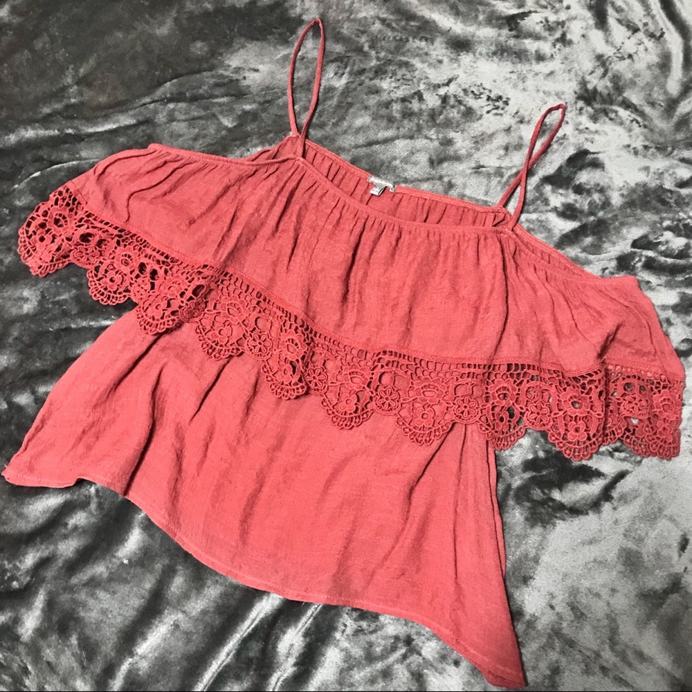Mauve Off-Shoulder Top!